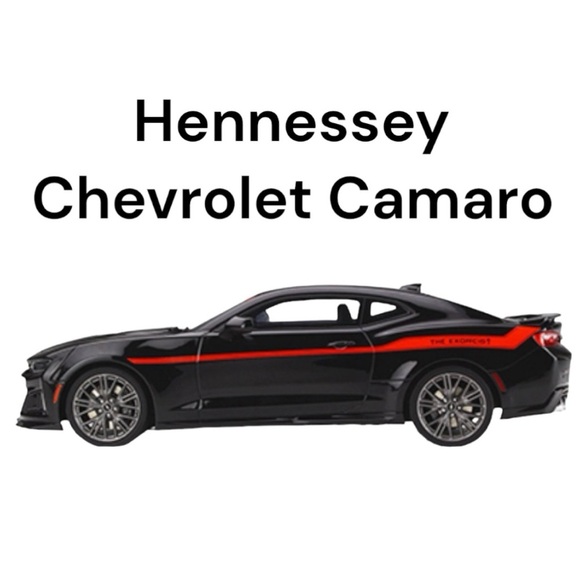 NIB Hennessey Performance Chevrolet Camaro ZL1 R/C Black w/ Red Trim 1/16 Scale - Picture 14 of 14
